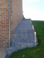 Escalier en pierre bleue